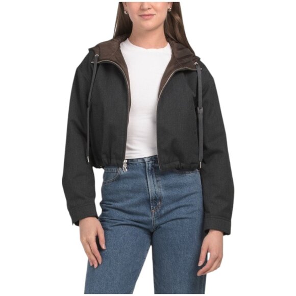 THEORY Wool Blend Twill Jacket - Picture 1 of 3